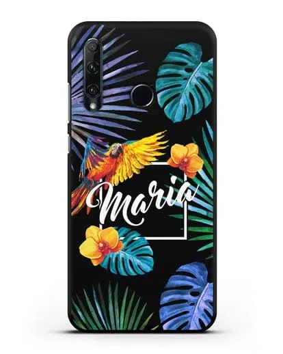 Именной чехол Рио силиконовый для Honor 20e