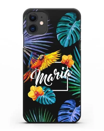 Именной чехол Рио силиконовый для iPhone 11