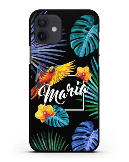 Именной чехол Рио силиконовый для iPhone 12