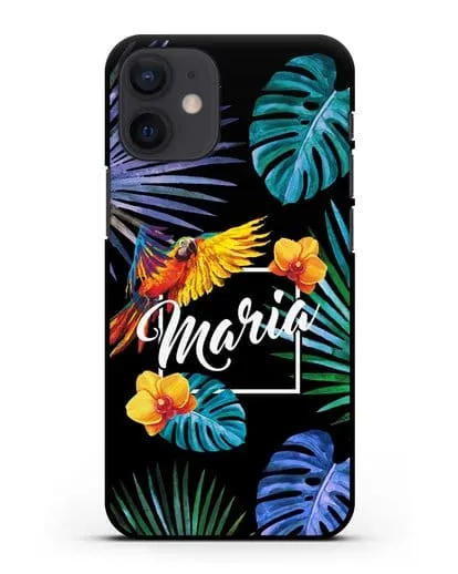 Именной чехол Рио силиконовый для iPhone 12 mini