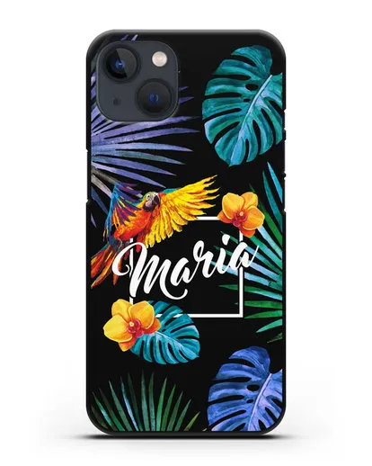 Именной чехол Рио силиконовый для iPhone 13