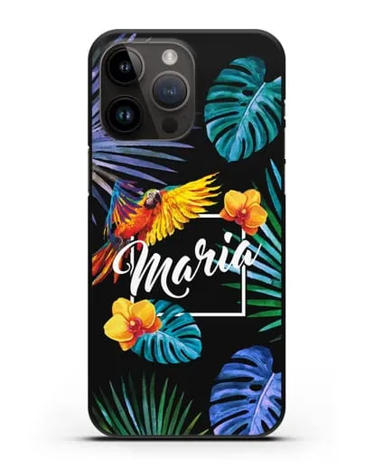 Именной чехол Рио силиконовый для iPhone 14 Pro Max