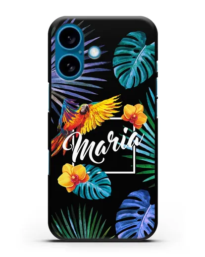 Именной чехол Рио силиконовый для iPhone 16