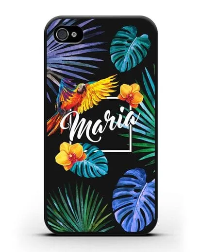 Именной чехол Рио силиконовый для iPhone 4/4s