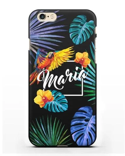 Именной чехол Рио силиконовый для iPhone 6s