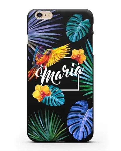 Именной чехол Рио силиконовый для iPhone 6s Plus