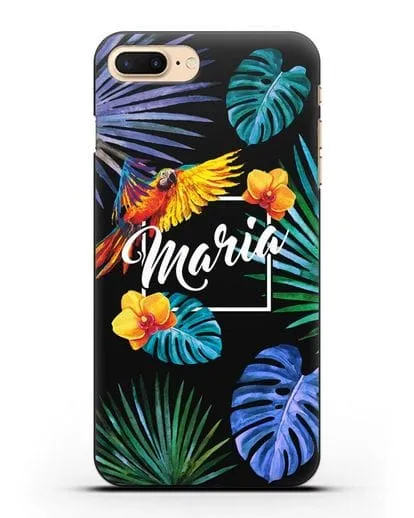 Именной чехол Рио силиконовый для iPhone 7 Plus