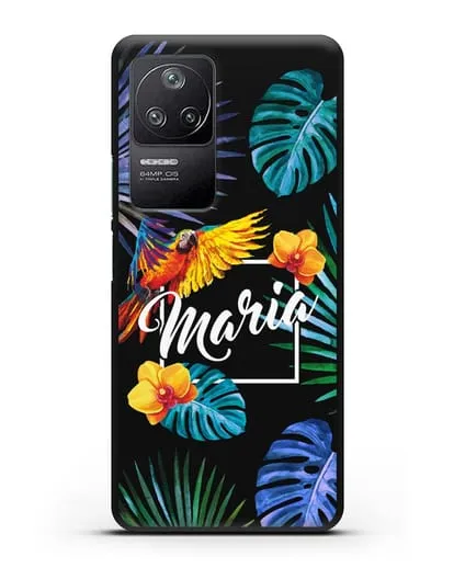 Именной чехол Рио силиконовый для Xiaomi Poco F4