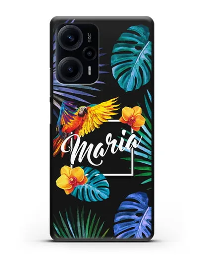 Именной чехол Рио силиконовый для Xiaomi Poco F5