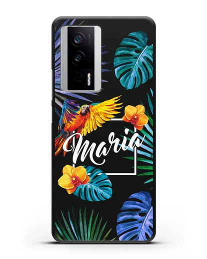 Именной чехол Рио силиконовый для Xiaomi Poco F5 Pro