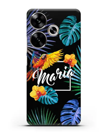 Именной чехол Рио силиконовый для Xiaomi Poco F6