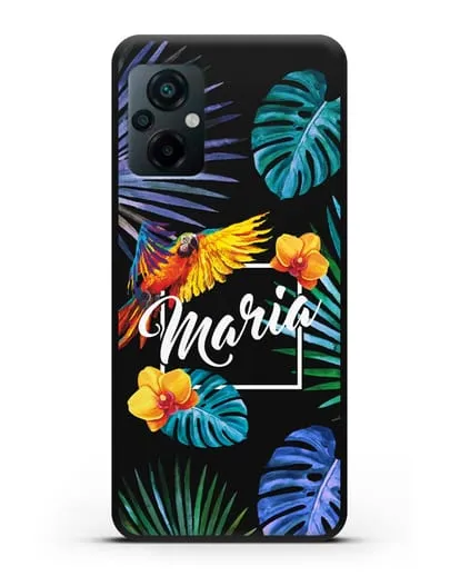 Именной чехол Рио силиконовый для Xiaomi Poco M5