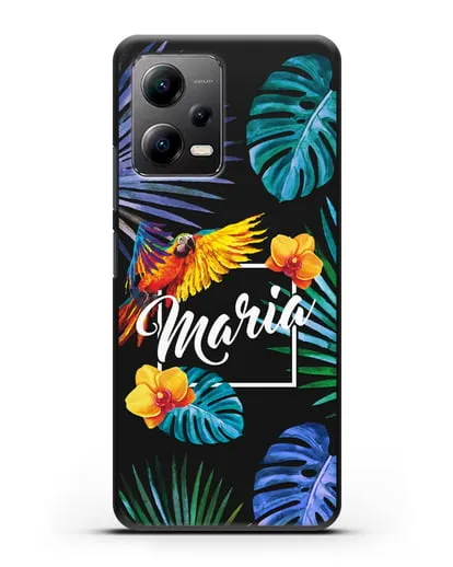 Именной чехол Рио силиконовый для Xiaomi Poco X5