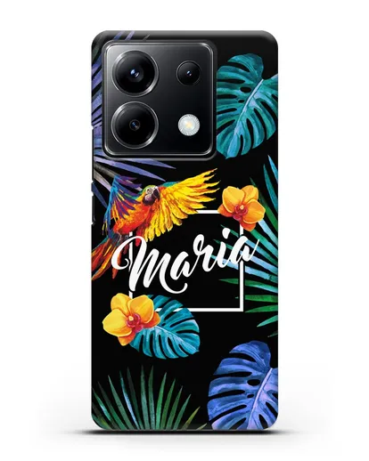 Именной чехол Рио силиконовый для Xiaomi Poco X6