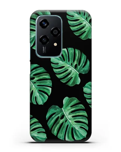 Чехол Тропические листья силиконовый для Honor 200 Lite