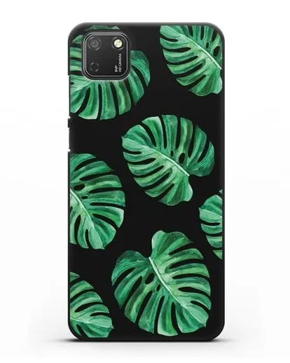 Чехол Тропические листья силиконовый для Honor 9S