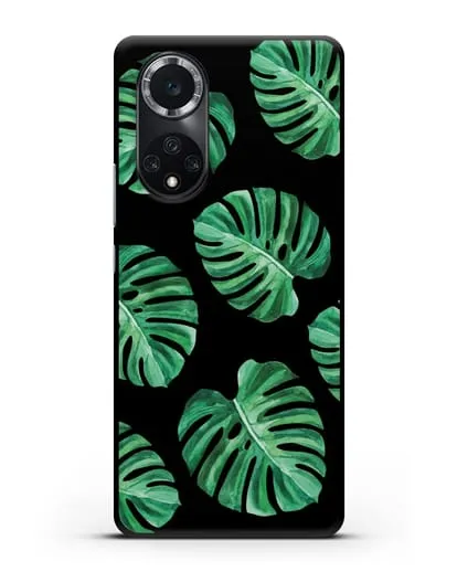 Чехол Тропические листья силиконовый для Huawei Nova 9