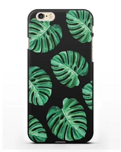 Чехол Тропические листья силиконовый для iPhone 6s