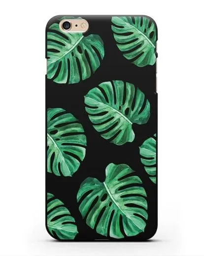 Чехол Тропические листья силиконовый для iPhone 6s Plus