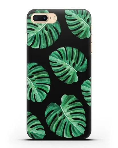 Чехол Тропические листья силиконовый для iPhone 7 Plus