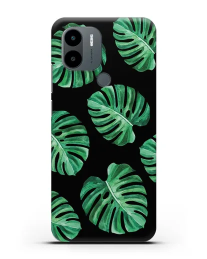 Чехол Тропические листья силиконовый для Xiaomi Poco C51