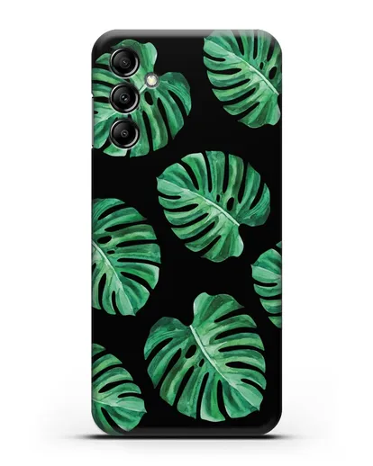 Чехол Тропические листья силиконовый для Samsung Galaxy A14 [SM-A145]