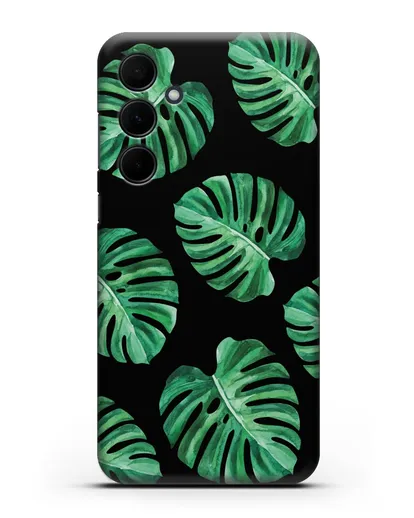 Чехол Тропические листья силиконовый для Samsung Galaxy A35 [SM-A356]