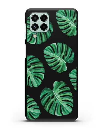 Чехол Тропические листья силиконовый для Samsung Galaxy M53 [SM-M536]