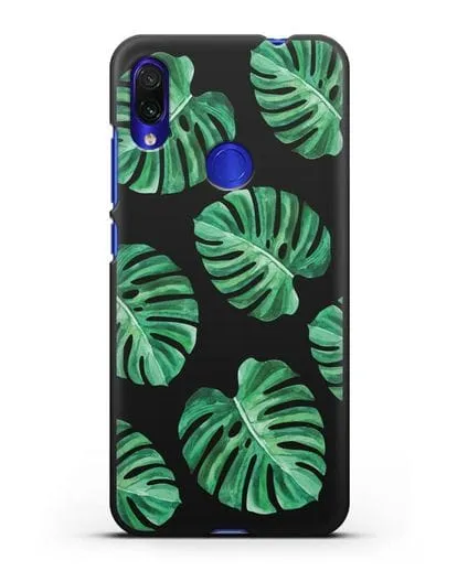 Чехол Тропические листья силиконовый для Xiaomi Redmi Note 7