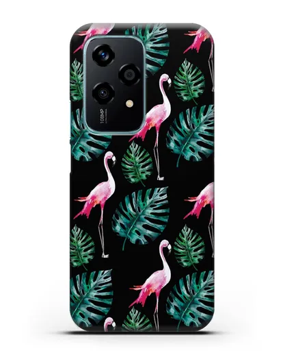 Чехол Карибский фламинго силиконовый для Honor 200 Lite