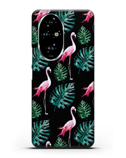 Чехол Карибский фламинго силиконовый для Honor 200 Pro