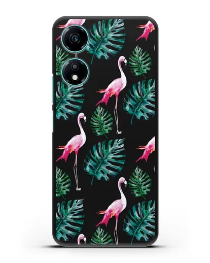Чехол Карибский фламинго силиконовый для Honor X5 Plus