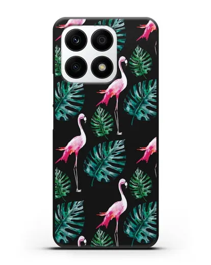 Чехол Карибский фламинго силиконовый для Honor X8a