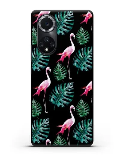 Чехол Карибский фламинго силиконовый для Huawei Nova 9
