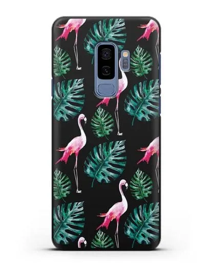 Чехол Карибский фламинго силиконовый для Samsung Galaxy S9 Plus [SM-G965F]