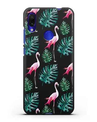 Чехол Карибский фламинго силиконовый для Xiaomi Redmi Note 7