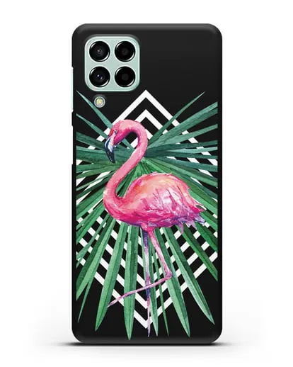 Чехол Розовый фламинго силиконовый для Samsung Galaxy M53 [SM-M536]