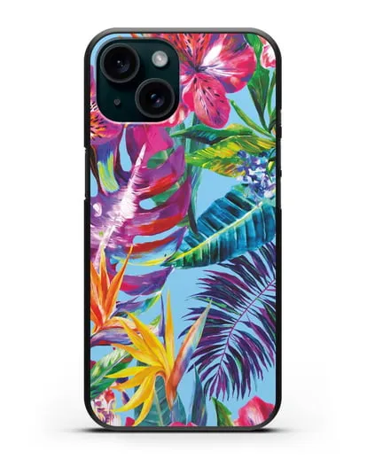 Чехол Летние грёзы силиконовый для iPhone 15