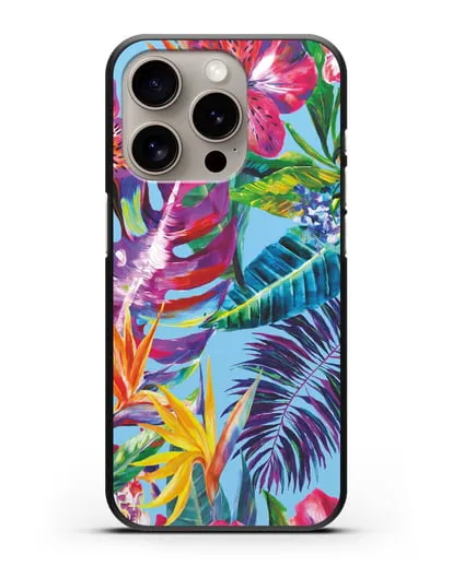 Чехол Летние грёзы силиконовый для iPhone 15 Pro