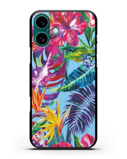 Чехол Летние грёзы силиконовый для iPhone 16 Plus