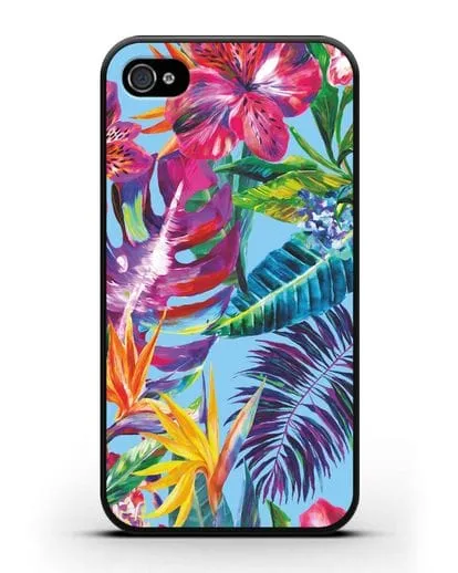 Чехол Летние грёзы силиконовый для iPhone 4/4s