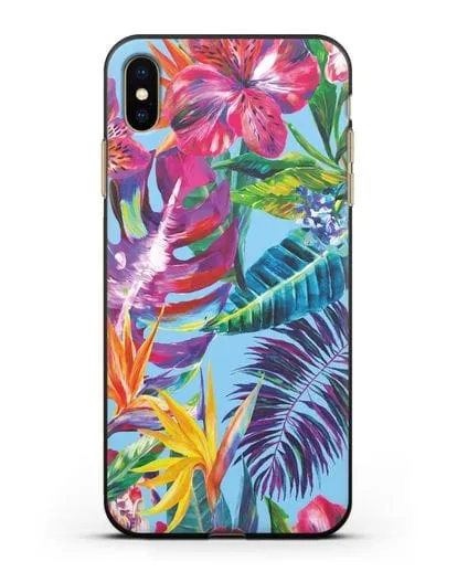 Чехол Летние грёзы силиконовый для iPhone XS Max