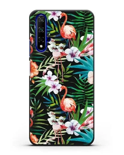 Чехол Дивный сад силиконовый для Honor 20