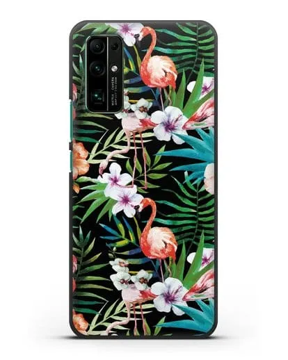 Чехол Дивный сад силиконовый для Honor 30