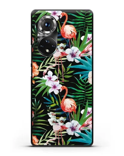 Чехол Дивный сад силиконовый для Honor 50