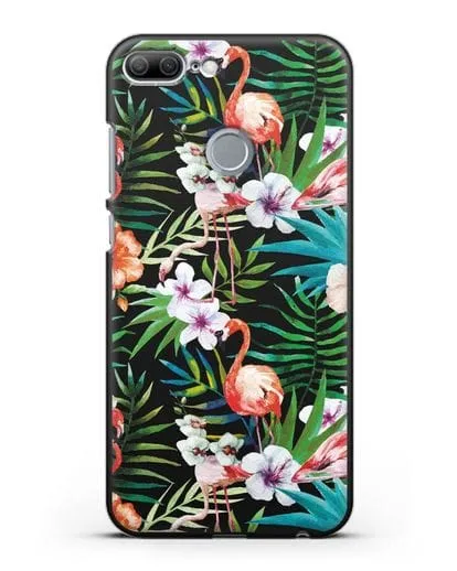 Чехол Дивный сад силиконовый для Honor 9 Lite