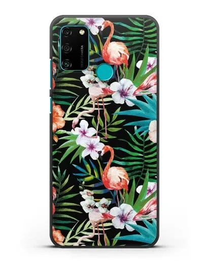 Чехол Дивный сад силиконовый для Honor 9A