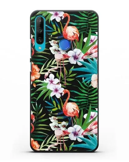 Чехол Дивный сад силиконовый для Honor 9C