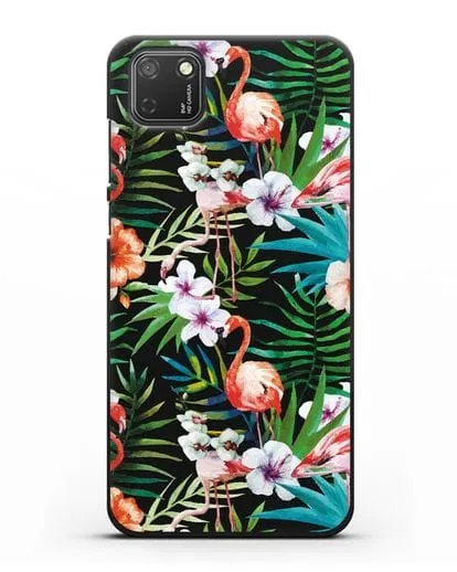 Чехол Дивный сад силиконовый для Honor 9S