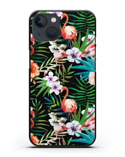 Чехол Дивный сад силиконовый для iPhone 13